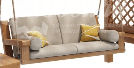 Матрас/сиденье.с цельной пеной, б/к, со съемным чехлом, пухлый, 750/580/120 Багамы